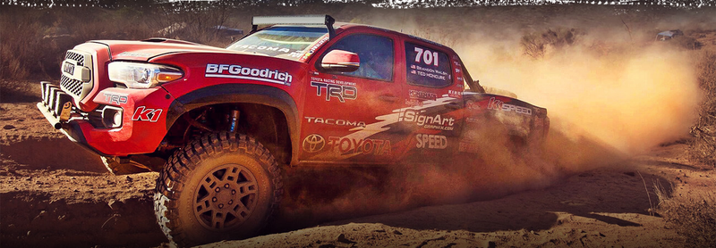 Toyota’s factory-backed Baja racing Tacoma (Image Credit: Toyota)